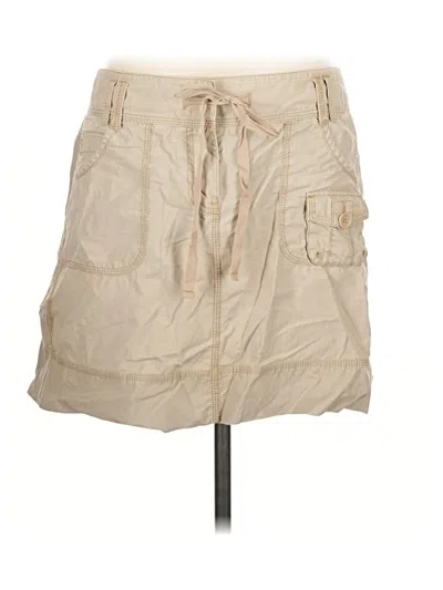 Pre-owned Ann Taylor Loft Casual Skirt In Tan