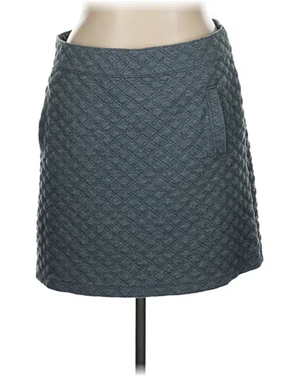 Pre-owned Ann Taylor Loft Casual Skirt In Teal