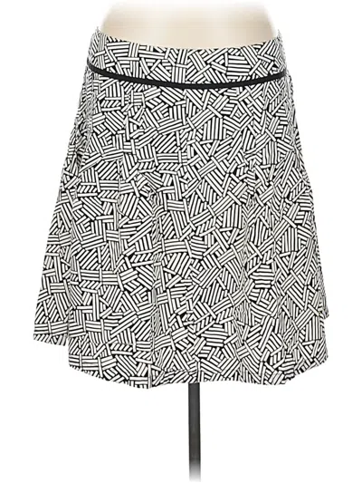 Pre-owned Ann Taylor Loft Casual Skirt In White