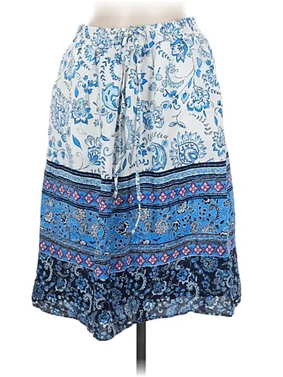 Ann Taylor Loft Casual Skirt In White