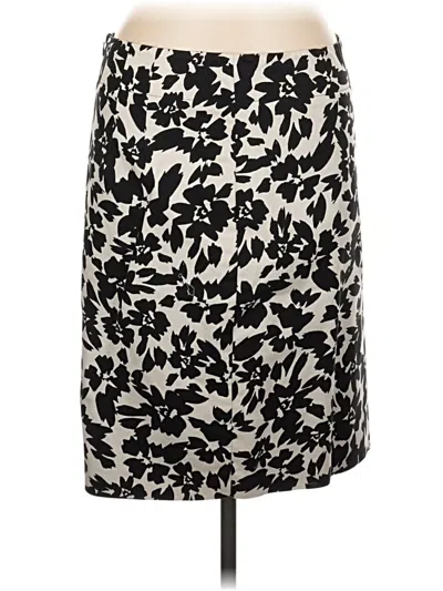 Pre-owned Ann Taylor Loft Casual Skirt In White