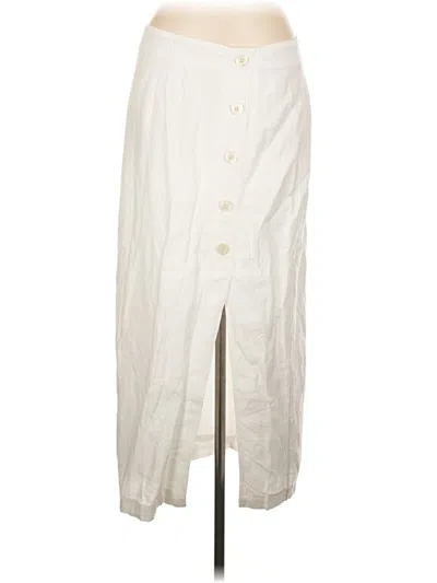 Ann Taylor Loft Casual Skirt In White