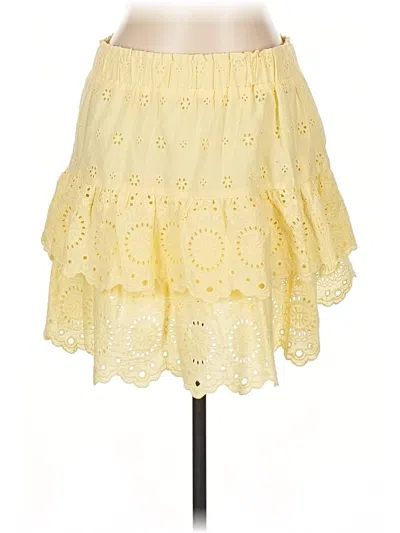 Ann Taylor Loft Casual Skirt In Yellow