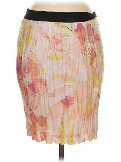 Pre-owned Ann Taylor Loft Casual Skirt In Yellow