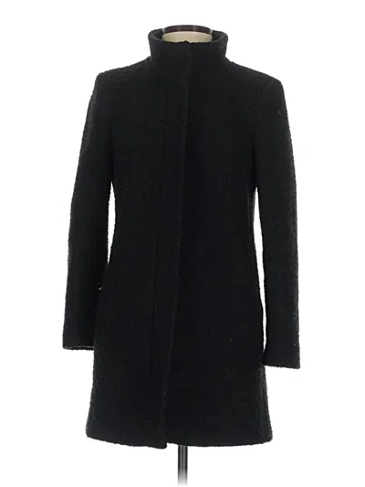 Pre-owned Ann Taylor Loft Coat In Black
