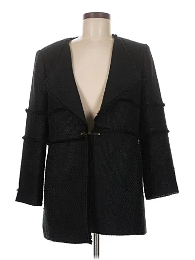 Pre-owned Ann Taylor Loft Coat In Black