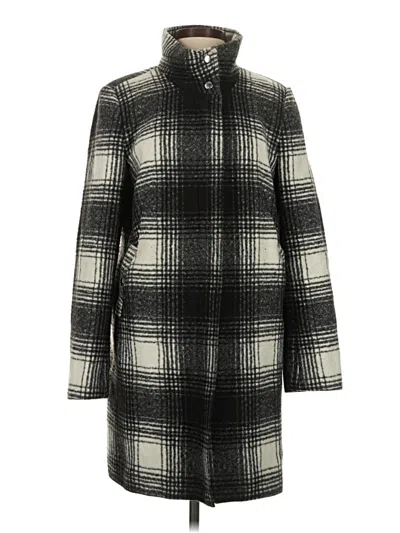 Pre-owned Ann Taylor Loft Coat In Black