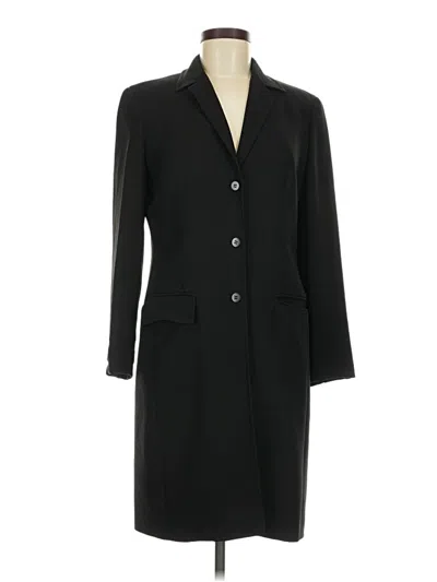 Pre-owned Ann Taylor Loft Coat In Black