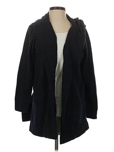 Pre-owned Ann Taylor Loft Coat In Black