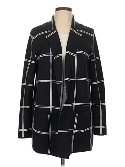 Pre-owned Ann Taylor Loft Coat In Black