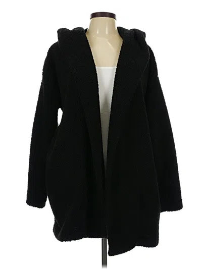 Pre-owned Ann Taylor Loft Coat In Black