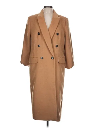 Pre-owned Ann Taylor Loft Coat In Brown
