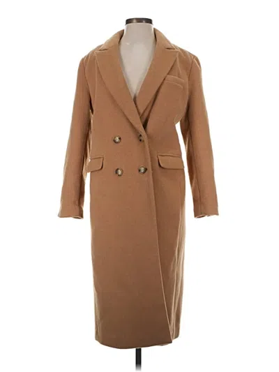Pre-owned Ann Taylor Loft Coat In Brown