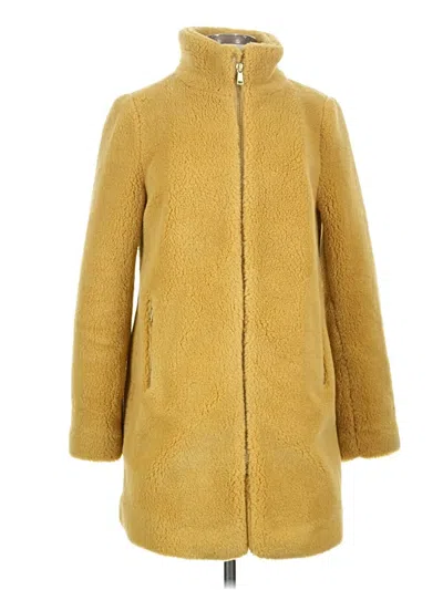 Pre-owned Ann Taylor Loft Coat In Gold