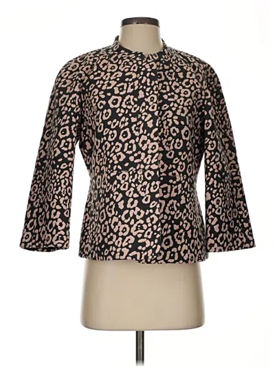 Pre-owned Ann Taylor Loft Coat In Gold