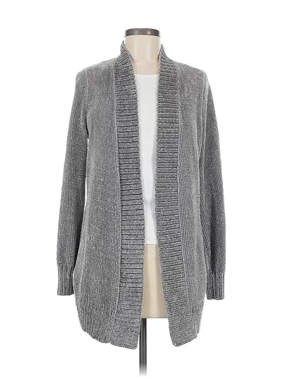 Pre-owned Ann Taylor Loft Coat In Gray