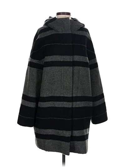 Pre-owned Ann Taylor Loft Coat In Gray