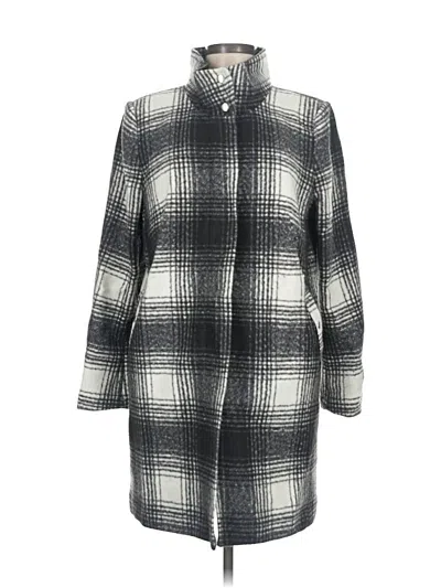 Pre-owned Ann Taylor Loft Coat In Gray