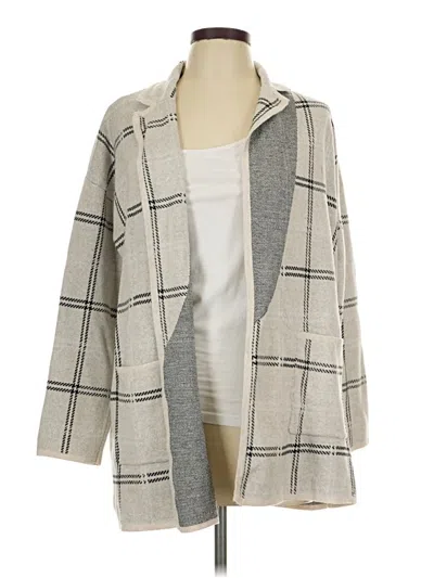 Pre-owned Ann Taylor Loft Coat In Gray
