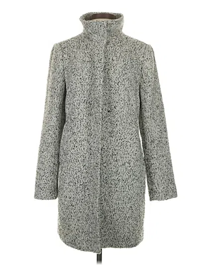 Pre-owned Ann Taylor Loft Coat In Gray
