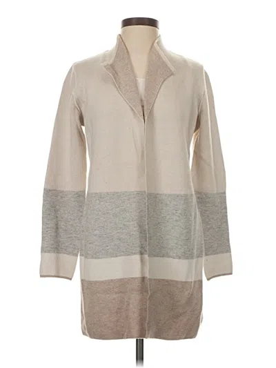 Pre-owned Ann Taylor Loft Coat In Gray