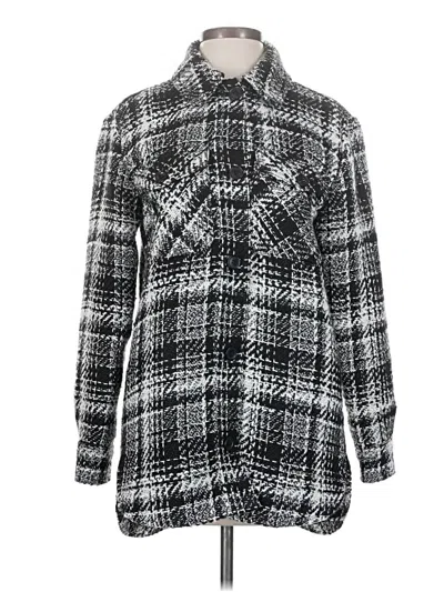 Pre-owned Ann Taylor Loft Coat In Gray