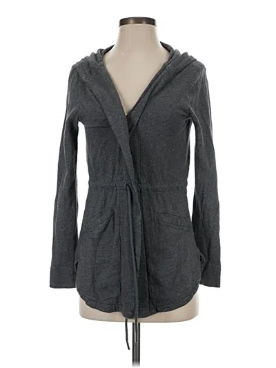 Pre-owned Ann Taylor Loft Coat In Gray
