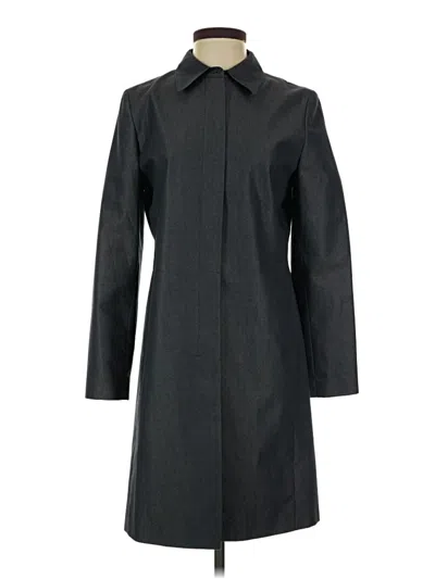 Pre-owned Ann Taylor Loft Coat In Gray