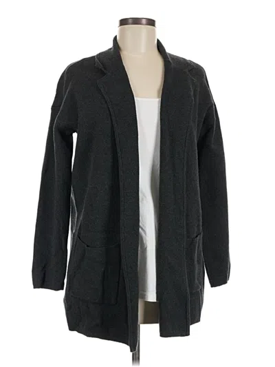 Pre-owned Ann Taylor Loft Coat In Gray