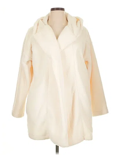 Pre-owned Ann Taylor Loft Coat In Ivory