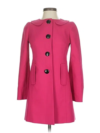 Pre-owned Ann Taylor Loft Coat In Pink