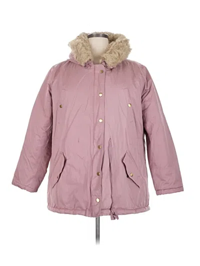 Pre-owned Ann Taylor Loft Coat In Pink