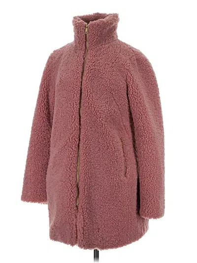 Pre-owned Ann Taylor Loft Coat In Pink