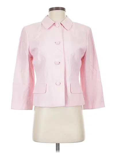 Pre-owned Ann Taylor Loft Coat In Pink