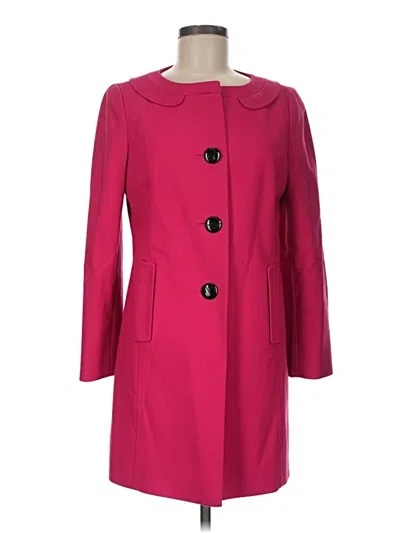 Pre-owned Ann Taylor Loft Coat In Pink