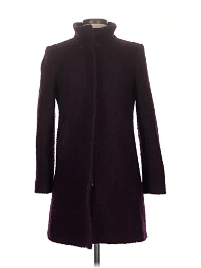 Pre-owned Ann Taylor Loft Coat In Purple