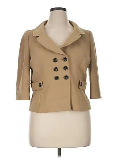 Pre-owned Ann Taylor Loft Coat In Tan