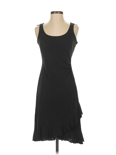 Pre-owned Ann Taylor Loft Cocktail Dress In Black