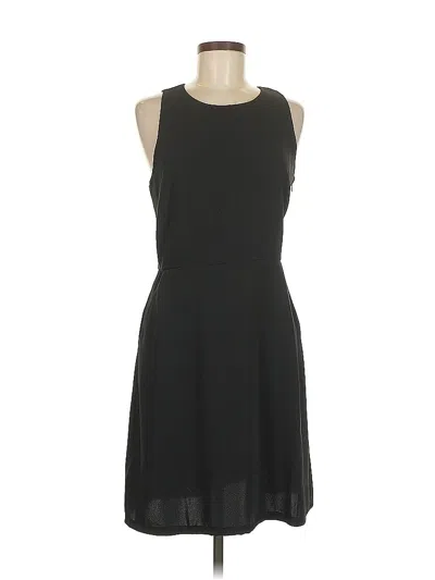 Pre-owned Ann Taylor Loft Cocktail Dress In Black