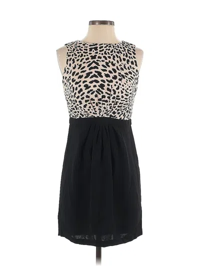 Pre-owned Ann Taylor Loft Cocktail Dress In Black