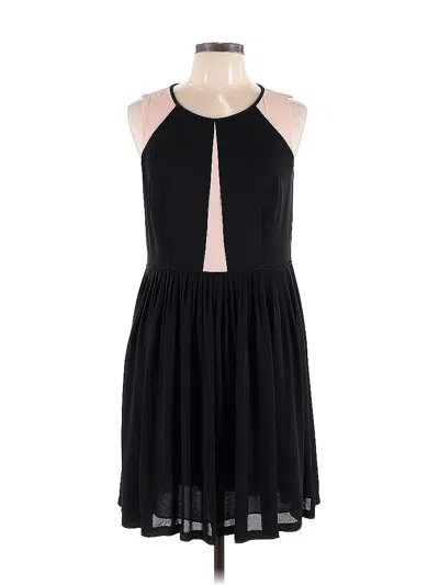Pre-owned Ann Taylor Loft Cocktail Dress In Black