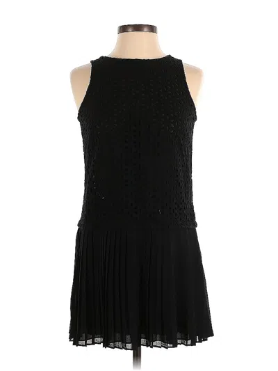 Pre-owned Ann Taylor Loft Cocktail Dress In Black