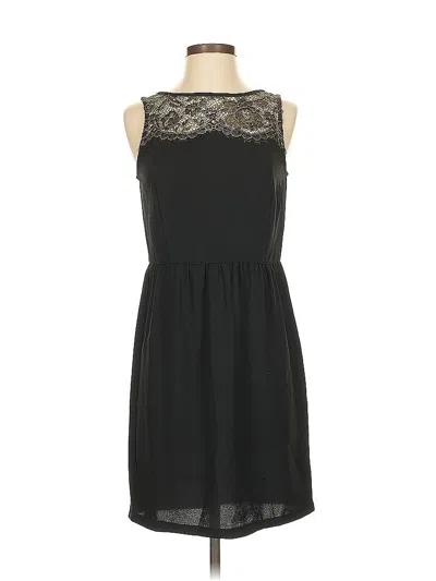 Pre-owned Ann Taylor Loft Cocktail Dress In Black