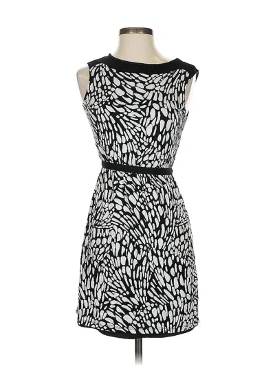 Pre-owned Ann Taylor Loft Cocktail Dress In Black