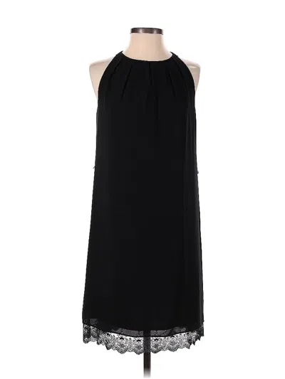 Pre-owned Ann Taylor Loft Cocktail Dress In Black