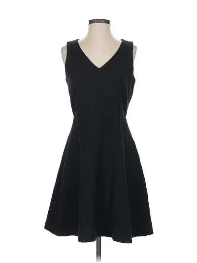 Pre-owned Ann Taylor Loft Cocktail Dress In Black