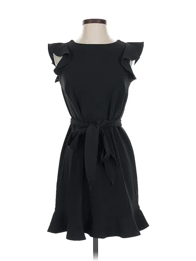 Pre-owned Ann Taylor Loft Cocktail Dress In Black