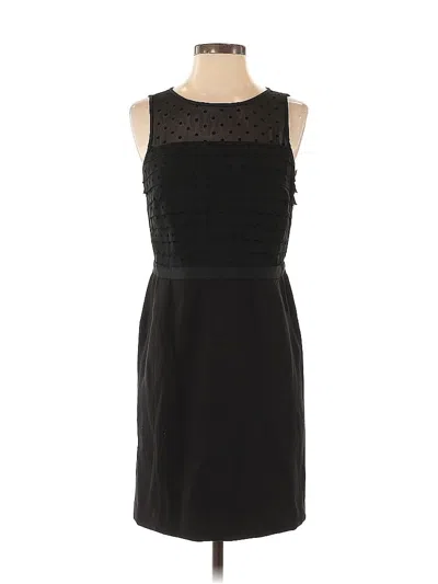 Pre-owned Ann Taylor Loft Cocktail Dress In Black