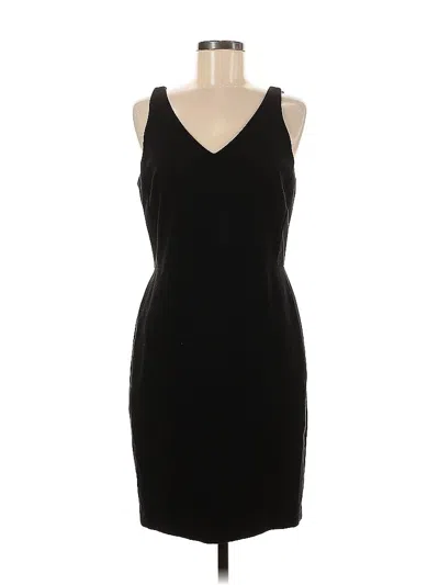 Pre-owned Ann Taylor Loft Cocktail Dress In Black