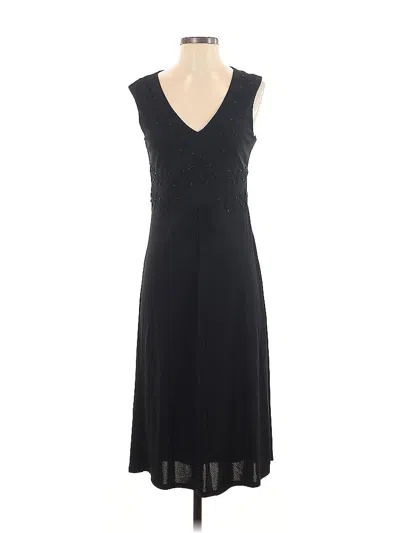 Pre-owned Ann Taylor Loft Cocktail Dress In Black